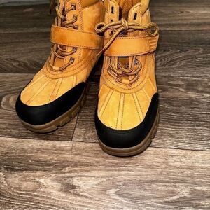 NEW GBX leather boots with Velcro fly sz 9.5
